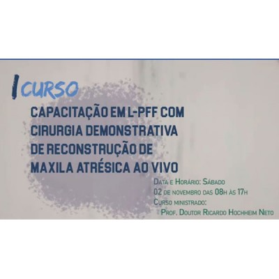 Curso Avançado em Fibrina e Células-Tronco